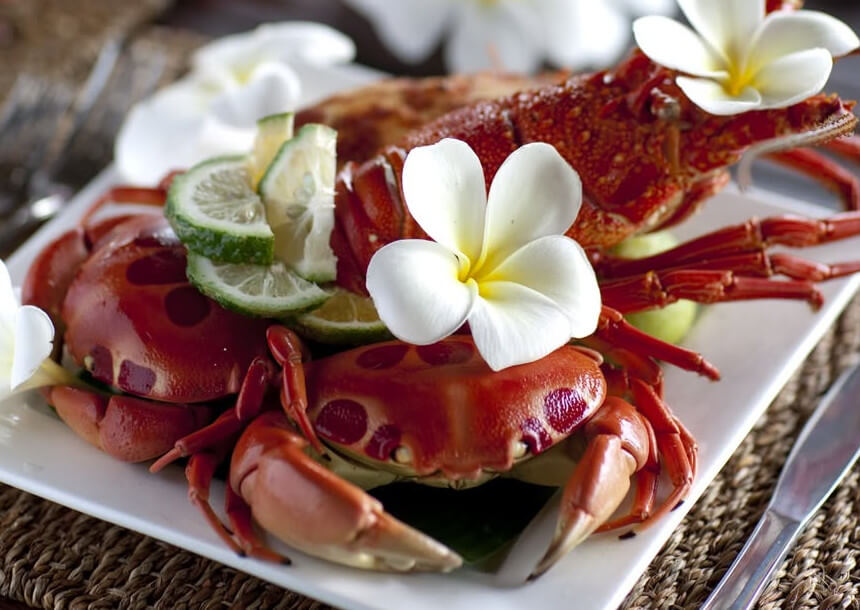 fiji meals crab