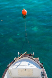 Boat tied buoy
